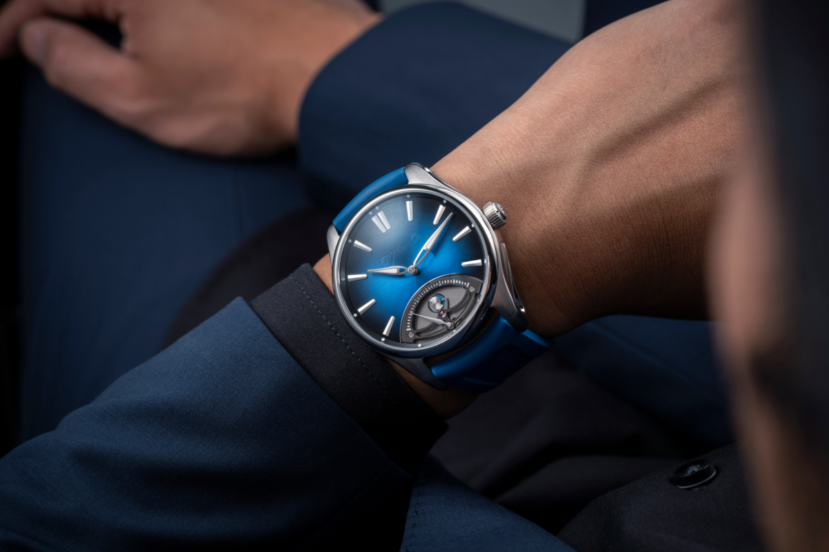 Pioneer Retrograde Seconds Midnight Blue