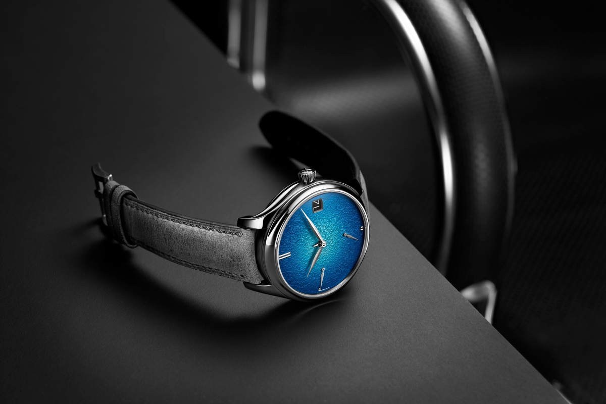 Endeavour Perpetual Calendar Tantalum Blue Enamel