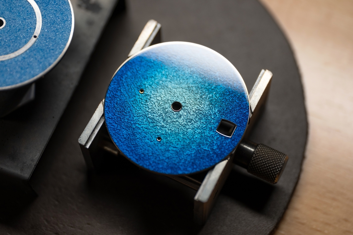 Endeavour Perpetual Calendar Tantalum Blue Enamel