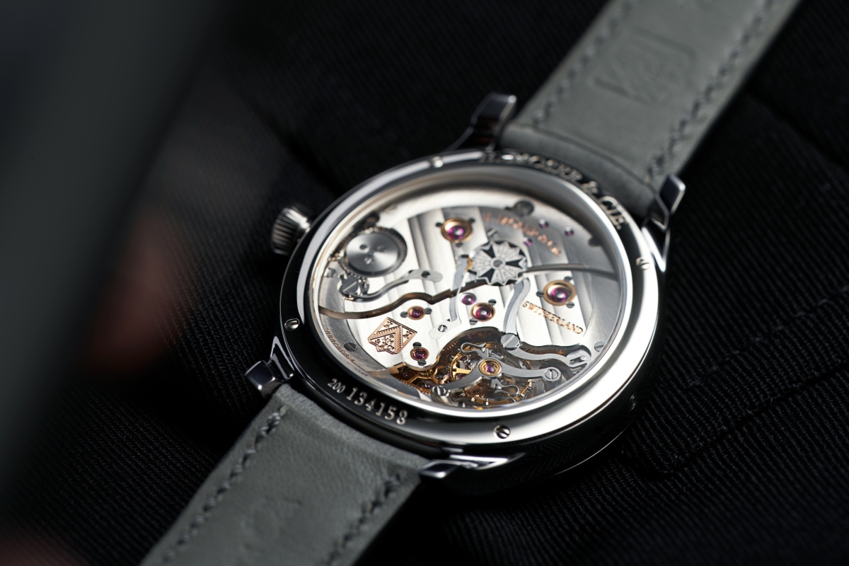 Endeavour Perpetual Calendar Tantalum Blue Enamel