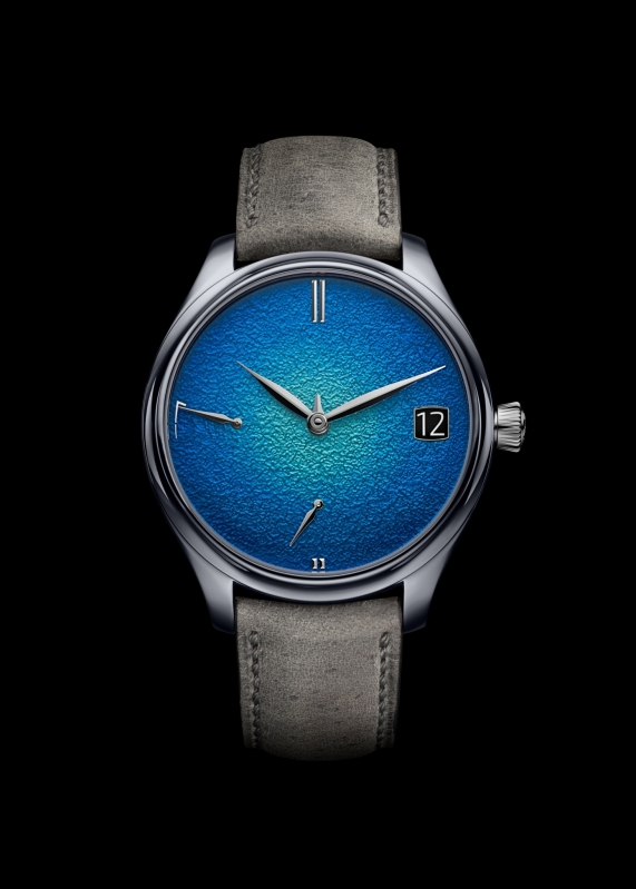 Endeavour Perpetual Calendar Tantalum Blue Enamel