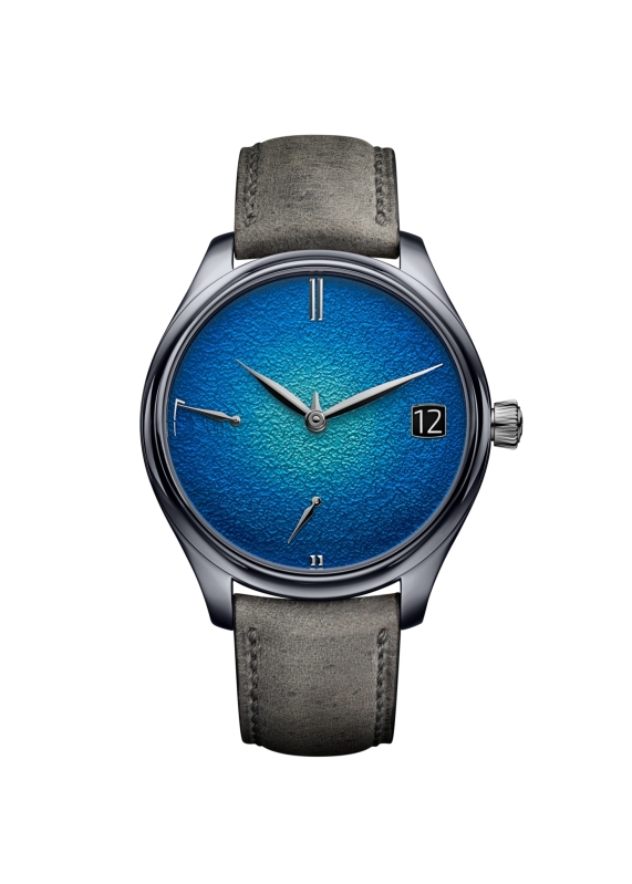Endeavour Perpetual Calendar Tantalum Blue Enamel